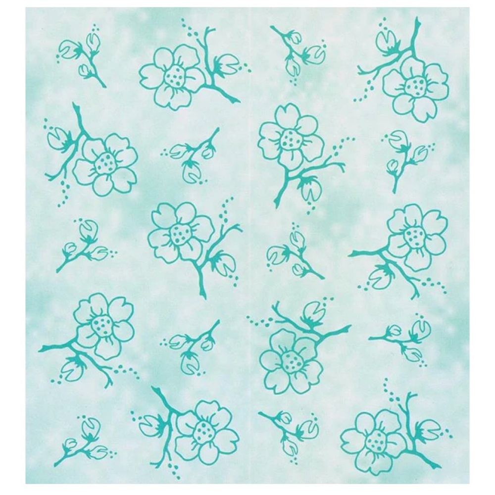 Leane Creatief 6” x 6” embossing folder - BLOSSOM